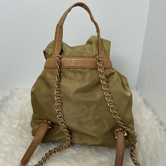 ? Authentic Prada Beige Drawstring Backpack? main image 13